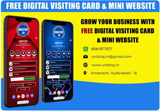 FREE DIGITAL BUSINESS CARD and MINI WEBSITE